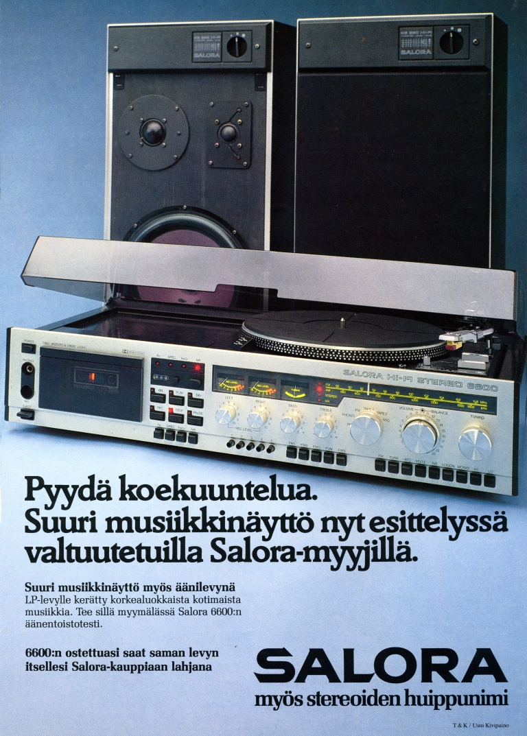 SALORA HIFI STEREO 6600 Tuoteperhe